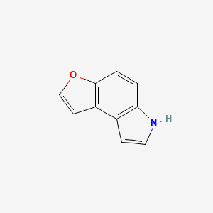 molecular formula C10H7NO B579801 6H-Furo[3,2-e]indole CAS No. 19546-89-5