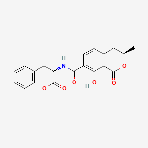 molecular formula C21H21NO6 B579807 Ochratoxin B methyl ester CAS No. 18496-57-6