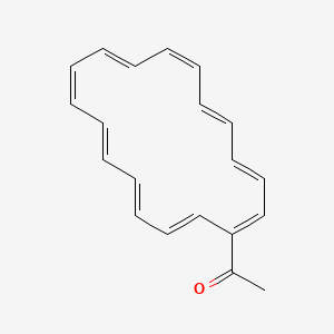 molecular formula C20H20O B579811 Acetyl[18]annulene CAS No. 16495-73-1