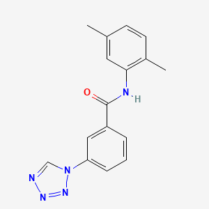 molecular formula C16H15N5O B5798169 N-(2,5-DIMETHYLPHENYL)-3-(1H-1,2,3,4-TETRAZOL-1-YL)BENZAMIDE 