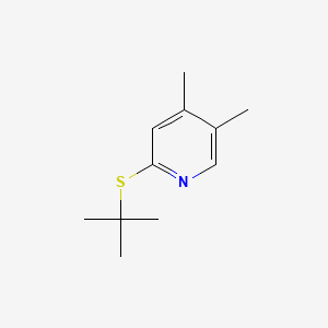 2-Tert-butylmercapto-4,5-lutidine