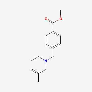 molecular formula C15H21NO2 B5798401 Methyl 4-[[ethyl(2-methylprop-2-enyl)amino]methyl]benzoate 