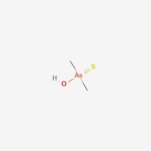 molecular formula C2H7AsOS B579844 Dimethylthioarsinic acid CAS No. 754217-65-7