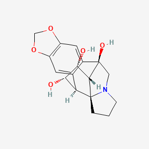 molecular formula C17H19NO5 B579845 Cephalocyclidin A 