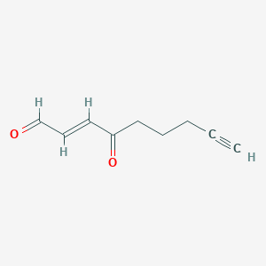 molecular formula C9H10O2 B579854 4-Oxo-2-Nonenal Alkyne 