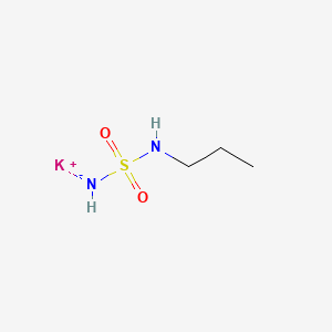 molecular formula C3H9KN2O2S B579856 potassium (N-propylsulfamoyl)amide CAS No. 1393813-41-6