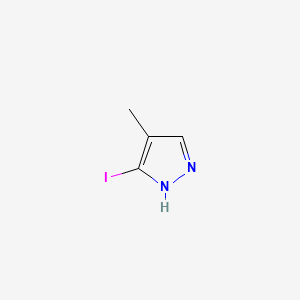 molecular formula C4H5IN2 B579858 5-Iodo-4-methyl-1H-pyrazole CAS No. 24086-18-8