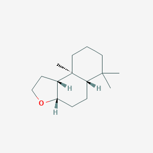 molecular formula C15H26O B057986 (+)-8-Demethylisoambrox CAS No. 82079-83-2
