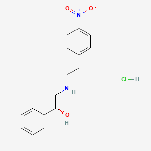 (R)-2-((4-Nitrophenethyl)amino)-1-phenylethanol hydrochloride