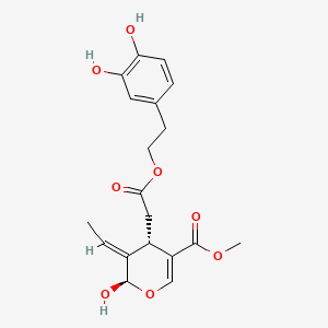 molecular formula C19H22O8 B579867 Oleuropein aglycon CAS No. 31773-95-2