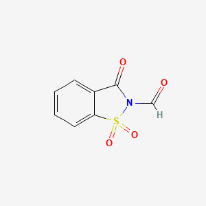 molecular formula C8H5NO4S B579874 N-Formylsaccharin CAS No. 50978-45-5