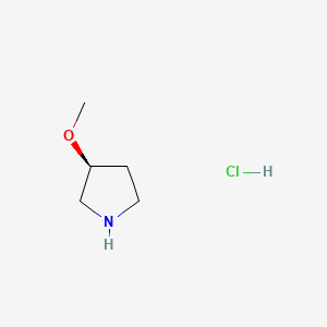 molecular formula C5H12ClNO B579876 (S)-3-甲氧基吡咯烷盐酸盐 CAS No. 685828-16-4