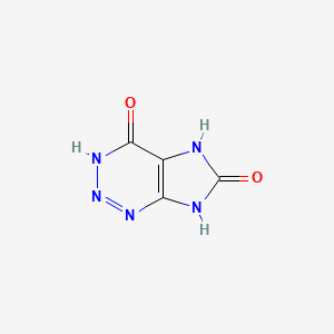 molecular formula C4H3N5O2 B579877 3H-咪唑并[4,5-d][1,2,3]三嗪-4,6(5H,7H)-二酮 CAS No. 1403820-30-3