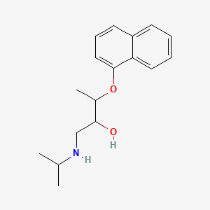 molecular formula C17H23NO2 B579894 1-(Isopropylamino)-3-(1-naphthyloxy)-2-butanol CAS No. 19343-19-2