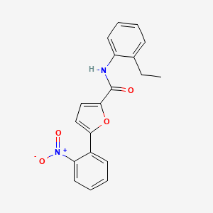 molecular formula C19H16N2O4 B5799055 N-(2-ethylphenyl)-5-(2-nitrophenyl)furan-2-carboxamide 