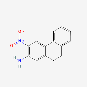 3-Nitro-9,10-dihydrophenanthren-2-amine