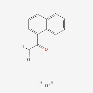 molecular formula C12H10O3 B579913 1-Naphthylglyoxal hydrate CAS No. 16208-20-1