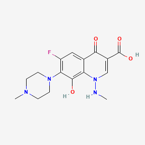 molecular formula C16H19FN4O4 B579940 玛波沙星杂质 D CAS No. 117380-92-4