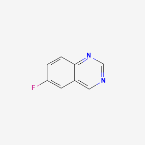 molecular formula C8H5FN2 B579947 6-Fluoroquinazoline CAS No. 16499-44-8