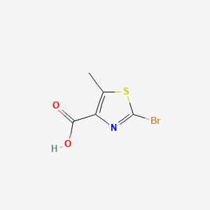 molecular formula C5H4BrNO2S B579958 2-Bromo-5-methylthiazole-4-carboxylic acid CAS No. 1194374-25-8
