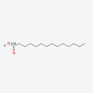 molecular formula C14H28O2 B579962 肉豆蔻酸，[1-14C] CAS No. 17029-30-0