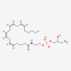 molecular formula C25H44NO7P B579973 Glycerophospho-N-Arachidonoyl Ethanolamine 