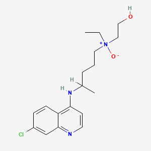 molecular formula C18H26ClN3O2 B579976 Hydroxychloroquine N-Oxide CAS No. 1449223-88-4