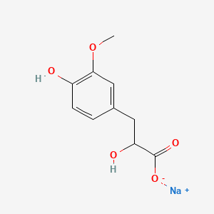 molecular formula C10H11NaO5 B579978 Sodium 3-(4-Hydroxy-3-methoxyphenyl)lactate CAS No. 77305-02-3