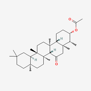 molecular formula C32H52O3 B579979 3beta-Hydroxy-D:A-friedooleanan-7-one acetate CAS No. 18671-60-8