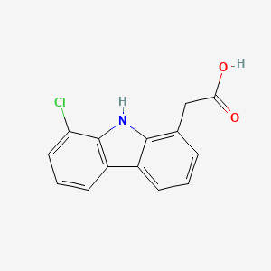 2-(8-Chloro-9H-carbazol-1-YL)acetic acid