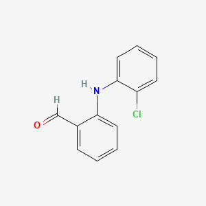 molecular formula C13H10ClNO B579981 2-((2-Chlorophenyl)amino)benzaldehyde CAS No. 71758-44-6