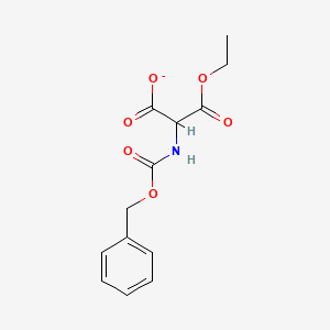 Propanedioic acid, [[(phenylmethoxy)carbonyl]amino]-, monoethyl ester