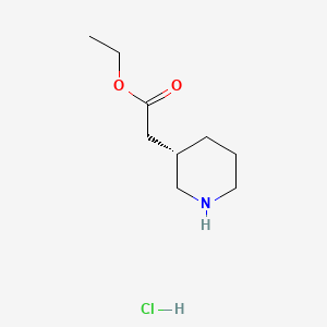 (S)-ethyl 2-(piperidin-3-yl)acetate hydrochloride
