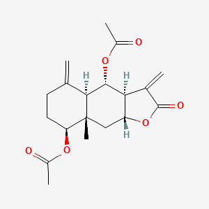 Isocyclopyrethrosin acetate