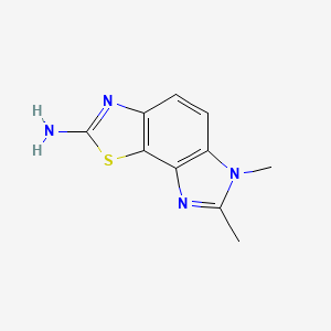 6,7-Dimethyl-6H-imidazo[4,5-g][1,3]benzothiazol-2-amine