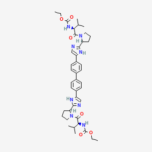 molecular formula C42H54N8O6 B580014 Daclatasvir Diethyl Ester CAS No. 1009113-58-9
