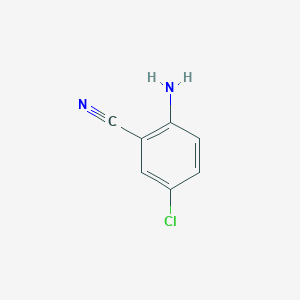 molecular formula C7H5ClN2 B058002 2-Amino-5-chlorobenzonitrile CAS No. 5922-60-1