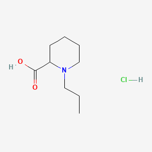 molecular formula C9H18ClNO2 B580020 1-Propylpiperidine-2-carboxylic acid hydrochloride CAS No. 1214148-16-9