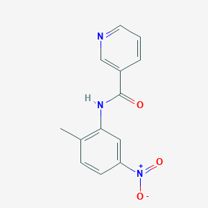 molecular formula C13H11N3O3 B5800323 N-(2-methyl-5-nitrophenyl)pyridine-3-carboxamide 