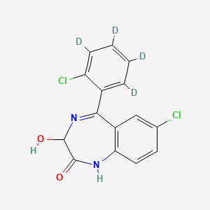 molecular formula C15H10Cl2N2O2 B580033 劳拉西泮-D4 CAS No. 84344-15-0