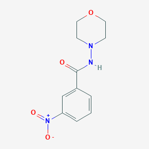 molecular formula C11H13N3O4 B5800408 N-morpholin-4-yl-3-nitrobenzamide CAS No. 418777-51-2