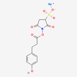 molecular formula C13H12NNaO8S B580041 Sulpho SHPP CAS No. 106827-57-0