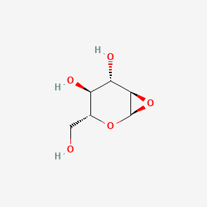 molecular formula C6H10O5 B580058 1,2-Anhydro-alpha-d-glucopyranose CAS No. 17673-28-8