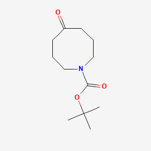 molecular formula C12H21NO3 B580060 Tert-butyl 5-oxoazocane-1-carboxylate CAS No. 1309359-79-2