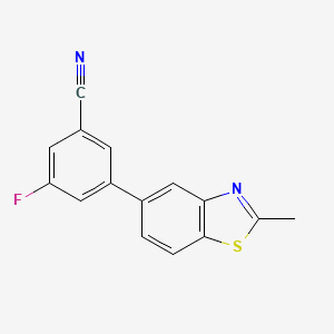 molecular formula C15H9FN2S B580064 VU 0360223 