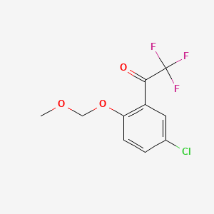 4-(Methoxymethoxy)-3-(trifluoroacetyl)chlorobenzene