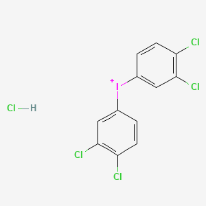 Bis(3,4-dichlorophenyl)iodanium;hydrochloride