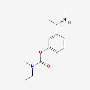 molecular formula C13H20N2O2 B580067 (S)-3-(1-(Methylamino)ethyl)phenyl ethyl(methyl)carbamate CAS No. 923035-05-6