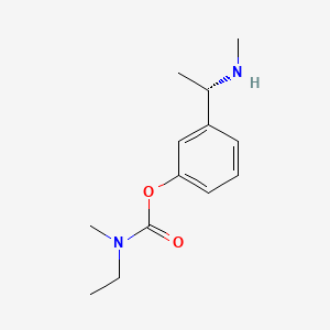molecular formula C13H20N2O2 B580067 3-(1-(Methylamino)ethyl)phenyl ethyl(methyl)carbamate, (1S)- CAS No. 923035-05-6