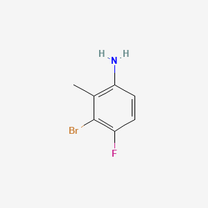 3-Bromo-4-fluoro-2-methylaniline